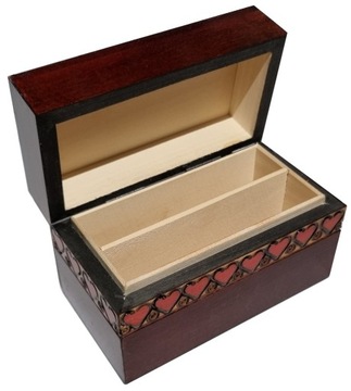 Игральные карты IMPERIAL Cartamundi в деревянной КОРОБКЕ DAMA 2 колоды с футляром