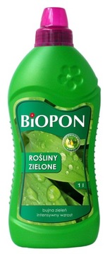 BIOPON NAWÓZ W PŁYNIE DO ROŚLIN ZIELONYCH 1L