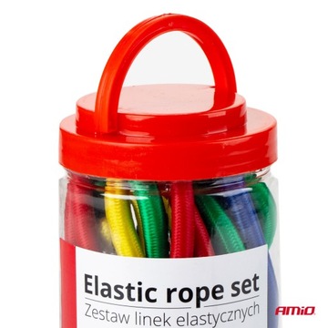 Linki gumy elastyczne AMIO zestaw komplet 12 szt.