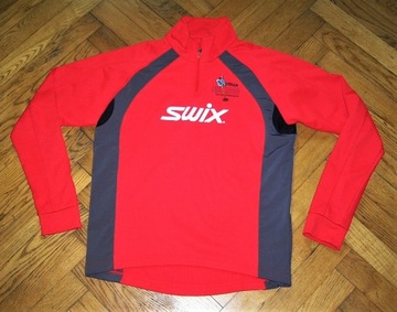 SWIX TEAM bluza biegowa POLAR rozm L IDEAŁ