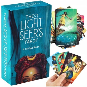 KARTY DO TAROTA ZESTAW KLASYCZNYCH KART THE LIGHT SEER'S TAROT 78SZT