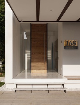 Адресная табличка с номером дома для 3D дома