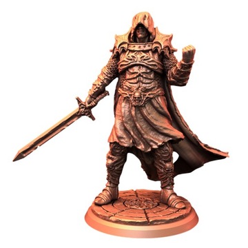 Fallen Paladin Figurka RPG D&D
