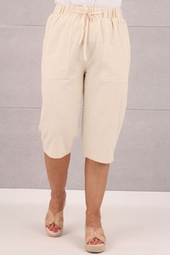 ХЛОПКОВЫЕ БРЮКИ БОЛЬШОГО РАЗМЕРА НА ЭЛАСТИНКЕ, СВОБОДНЫЕ, ОВЕРСАЙЗ