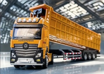 CIĘŻARÓWKA LAWETA TIR SAMOCHÓD CIĘŻAROWY WYWROTKA METAL DŹWIĘK I ŚWIATŁO