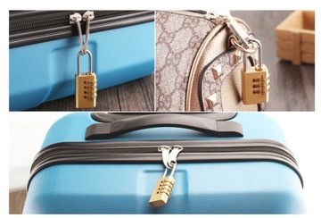 КОМБИНИРОВАННЫЙ НАВЕСНОЙ ЗАМОК, КОД 4 ЦИФРЫ ЛАТУНЬ ДЛЯ БАГАЖА РЮКЗАК