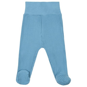 Półśpiochy bezuciskowe prążek niemowlęce 62 jeans