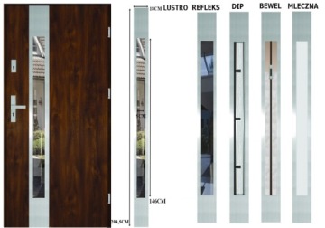 ПОЛЬСКИЕ НАРУЖНЫЕ ВХОДНЫЕ ДВЕРИ INOX 4 72MM 80CM UD 1.3