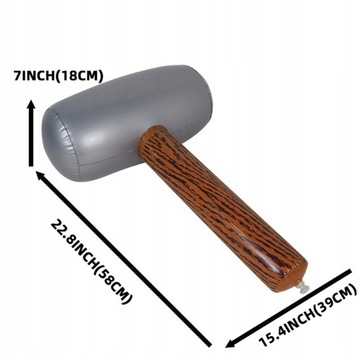 Детский мультяшный надувной воздушный шар-молот с