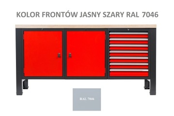 stół warsztatowy do garażu metalowy szuflady