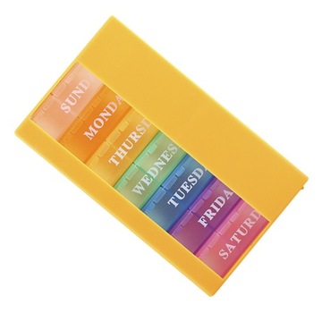 1 zestaw Leki pojemnik Medycyna Tablet przypadku
