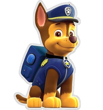 PIANKOWA NAKLEJKA NA ŚCIANĘ Psi Patrol - Chase