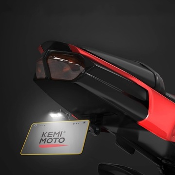 Держатель номерного знака мотоцикла со светодиодной подсветкой