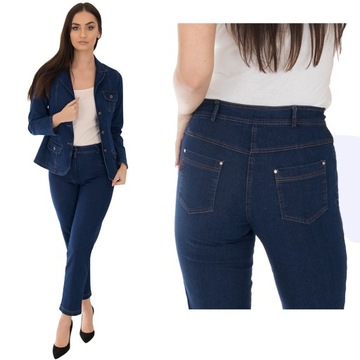 SPODNIE JEANS CYGARETKA (38-52) KOLORY r.44