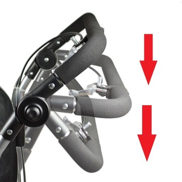 Велоприцеп, коляска для 2 детей Guto 2in1 Red