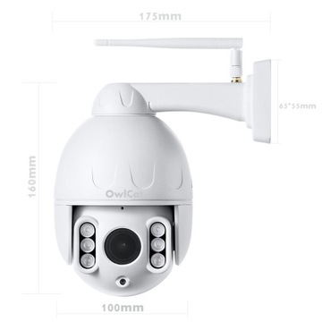 PTZ IP WIFI КАМЕРА 5 МП 4X ЗУМ ИК ОБНАРУЖЕНИЕ ЛЮДЕЙ