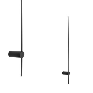 Kinkiet Saber L Led czarny 16W 3000K 540Lm IP20 do salonu 10314 Nowodvorski