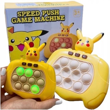 POP IT GRA ELEKTRONICZNA ZRĘCZNOŚCIOWA ANTYSTRESOWA PIKACHU POKEMON