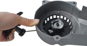 СТАРТЕР ДЛЯ КАРМАННОГО ВЕЛОСИПЕДА 49CC 47CC 2-ТАКТНЫЙ СЕРЕБРЯНЫЙ POWEKA