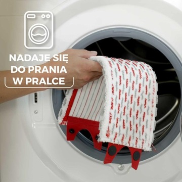 ZESTAW MOP PŁASKI DŁUGI + DUŻE WIADRO VILEDA