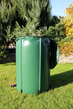 БОЧКА ДЛЯ ВОДЫ ИЗ ДОЖДЕВОГО ЖЕЛОБА СКЛАДНОЙ КОНТЕЙНЕР НА 250 ДОЖДЕВОЙ ВОДЫ