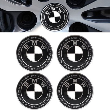 4Szt. BMW DEKIELKI FELG KAPSLE DEKIEL 68MM