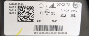 FIAT DUCATO 3 FACELIFT PEUGEOT BOXER CITROEN JUMPER OPEL MOVANO LED