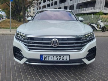 Volkswagen Touareg III SUV 4.0 V8 TDI SCR 422KM 2019 Touareg R-LINE * V8 4,0l diesel 421KM*Salon PL*Bezwypadkowy* ASO*VAT23, zdjęcie 1