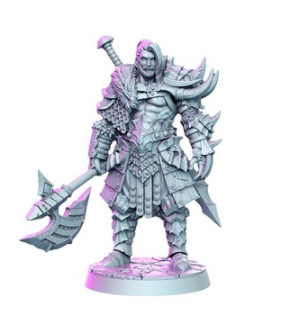 Figurki RNE Kron wojownik RPG