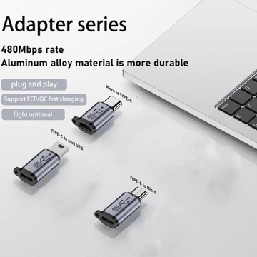 Переходник USB C на Mini USB2.0 типа C, переходник «мама» на M