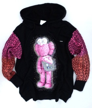 Włoska bluza sweter ELMO ombre SESAME STREET Uni