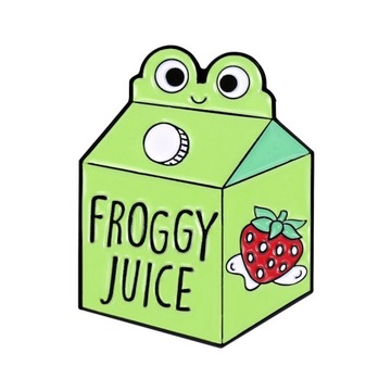 Przypinka Metal Froggy Juice Żabkowy Sok Pin