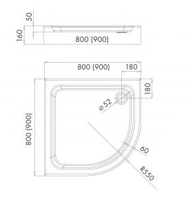 ДУШЕВАЯ КАБИНА 90х90 ПОКРЫТИЕ ДУШЕВОЙ ПОДДОН высота 16см