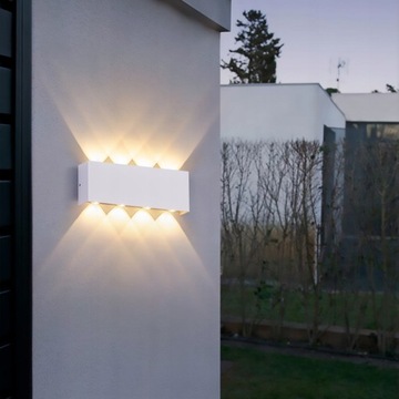 НАСТЕННЫЙ СВЕТИЛЬНИК ВВЕРХ ВНИЗ НАСТЕННЫЙ СВЕТИЛЬНИК LED 8LED IP65 8W!