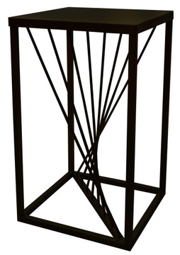 ПОДСТАВКА ДЛЯ ЦВЕТОВ ПОЛКА ДЛЯ ЦВЕТОВ РАСТЕНИЯ МЕТАЛЛ РЕКА черный 40см