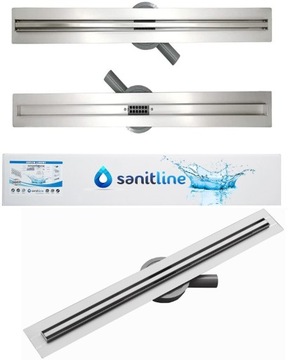 SANITLINE ODPŁYW LINIOWY SLIM 70cm NISKI 46mm