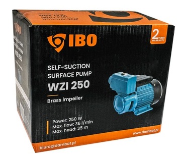 ПОВЕРХНОСТНЫЙ САДОВЫЙ НАСОС HYDROPHORUS ДЛЯ ПОЛИВА, ВСАСЫВАЮЩИЙ WZI 250 IBO