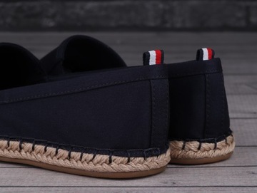 Женские эспадрильи Tommy Hilfiger BASIC TOMMY FLAT FW0FW06497 DW6 SPACE BLUE