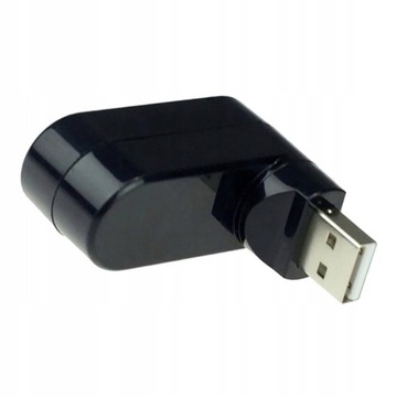 Мини-разветвитель с поворотным концентратором USB 2.0 на 3 порта