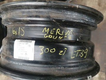 4× DISK OCELOVÝ OPEL OE 13211897 6.0" X 15" 4X100 ET 39