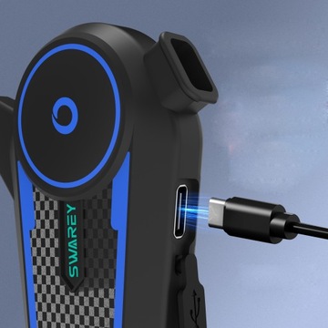 2x ИНТЕРКОМ ДЛЯ МОТОЦИКЛА BLUETOOTH 1000, IPX67 Bluetooth 5.2