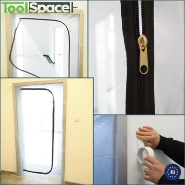 РЕНОВАЦИЯ ПЛЕНОЧНАЯ ЗАНАВЕСА ТИПА C Толстая прочная лента из фольги