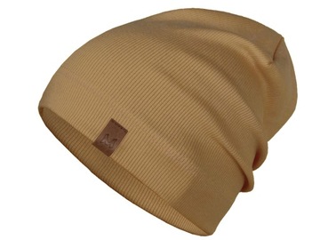 Czapka bawełniana JESIEŃ WIOSNA PRĄŻEK r 52-54