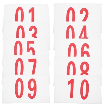 Tkanina numeryczna sportowa 10 arkuszy