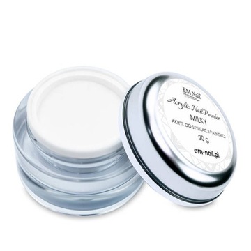 Proszek akrylowy EM Nail Akryl mleczny 20 g