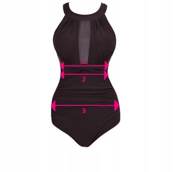 ЦЕЛЬНЫЙ КУПАЛЬНИК С БАНТОМ S 36