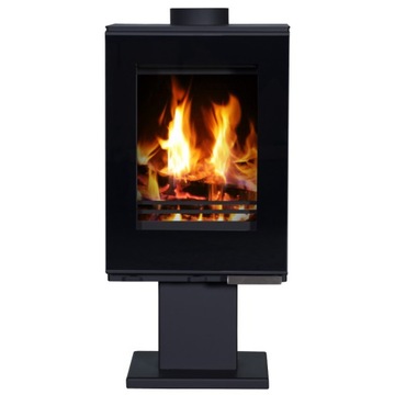 PIECYK PIEC KOMINEK STALOWY NA DREWNO VICTORIA RHYTON 9kW DO 90m² ECO