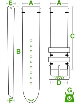 Yivo band for garmin lily classic sport 14