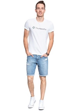 Męskie szorty jeansowe Wrangler REGULAR SHORTS W30