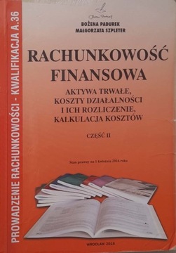 Rachunkowość Finansowa cz. 2 Bożena Padurek